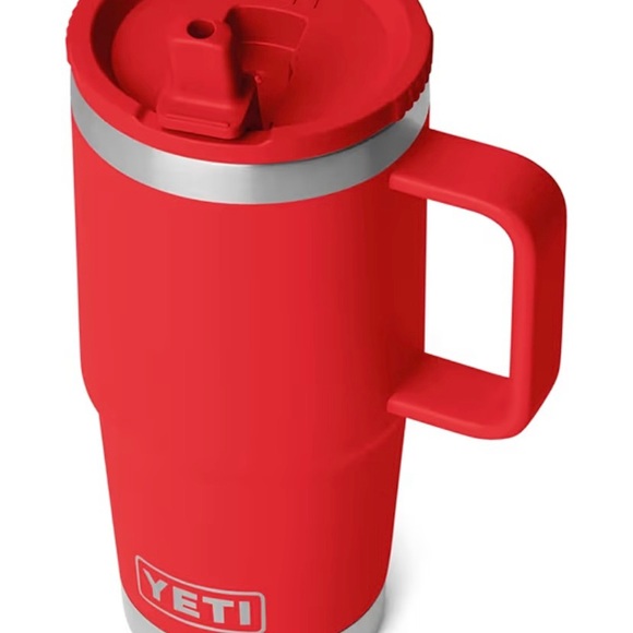 YETI Rambler 30 oz Travel Mug with Flip Straw Lid - Rescue Red - Picture 3 of 5